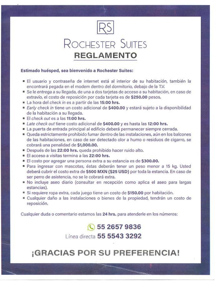 Rochester 10 Mexiko-Stadt Exterior foto